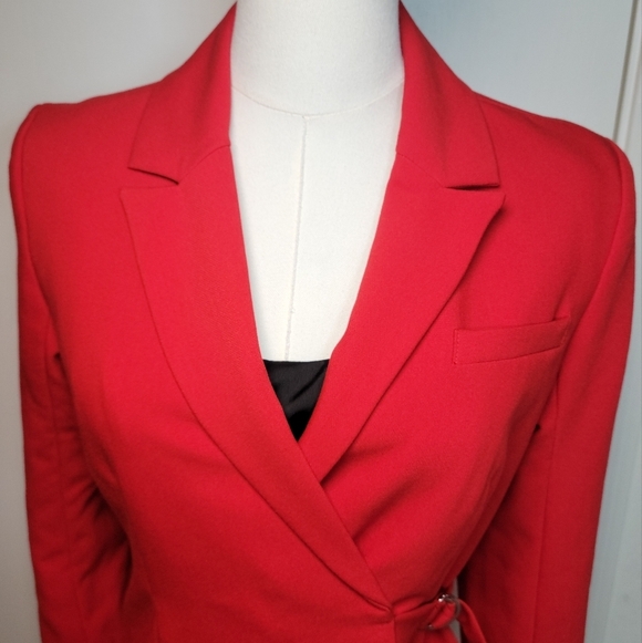 Abercrombie & Fitch Red Blazer Dress Size XS - Picture 7 of 12